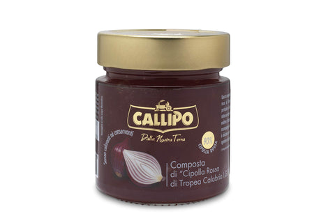 Callipo Lot De 6 Compotes D'oignons Rouges Italiens Aux Oignons Tropéens De Calabre I. G. P. 190 G Prêt À Manger