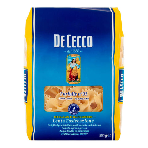 De Cecco N°93 Farfalle 500 G
