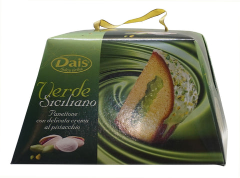 Panettone Vert Sicilien À La Crème De Pistache