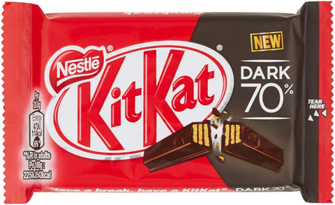 Lot De 72 Kit Kat 4 Dinger 70 % Chocolate Bars 41,5 G + Polpa Italien Gourmet 400 G