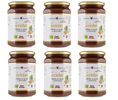 Rigoni Rigoni 6 X Rigoni Di Asiago Bio Chocolat & Hazelnut Spread 270 G No Palm Oil?.