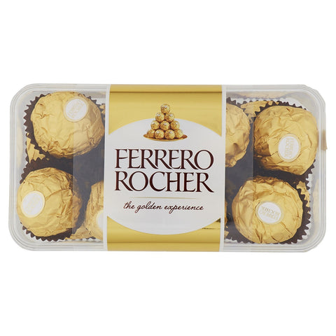 Ferrero Rocher Gold Edition 16 Pezzi Lot De 6 Chocolats Au Lait Avec Noisettes 200 G
