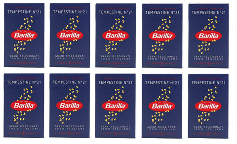 Barilla 10 X Tempestine Italian Pâte No. 21. 500 G.