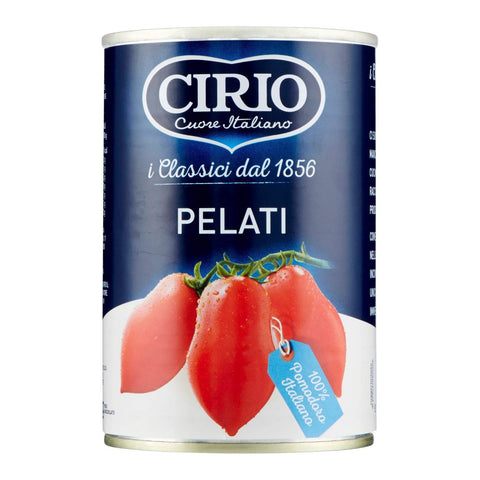24 X Tomates Pelées Italiennes Cirio 400 Gr Boite De Jus De Tomates 100%