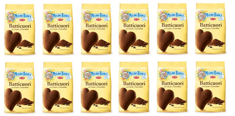 Mulino Bianco Set 12 Biscuits Batticuori 350 Gr Collations Sucrées
