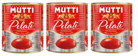 Mutti Pomodori Pelati Lot De 3 Tomates Pelées 100 % Italiennes 800 G Sauce Tomate