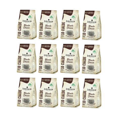 Intenso Classico Cialde Di Caffè Lot De 12 Sachets À Expresso Avec 10 Dosettes Ese 44 Mm