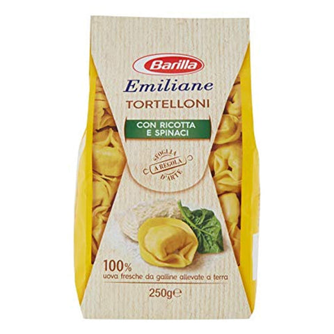 Barilla: Tortellini Séché "Emiliane" Au Fromage Ricotta Et Aux Épinards 250 Gr
