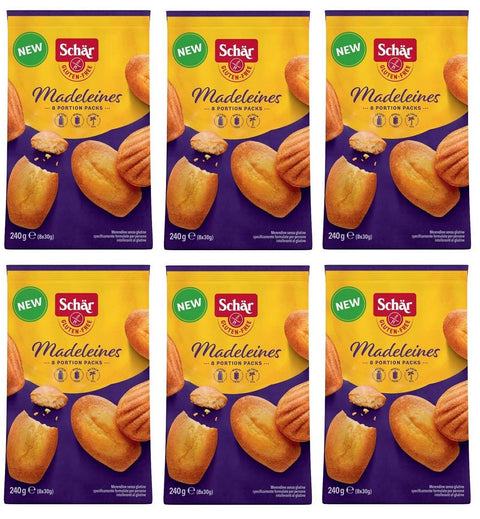 Schär Merendina Lot De 6 Collations Sans Gluten Sans Gluten 240 G