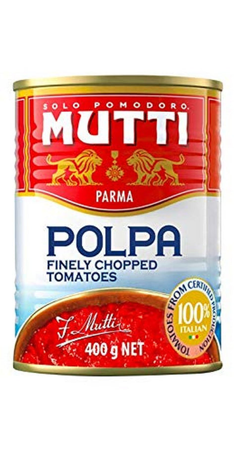 8x Mutti Polpa Di Pomodoro Tomato Sauce Pulp 400 G 100 % Italien! Dose