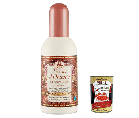 Tesori D'oriente Byzantium Aromatic Lot De 12 Eaux De Toilette 100 Ml + Polpa Italien Gourmet 400 G