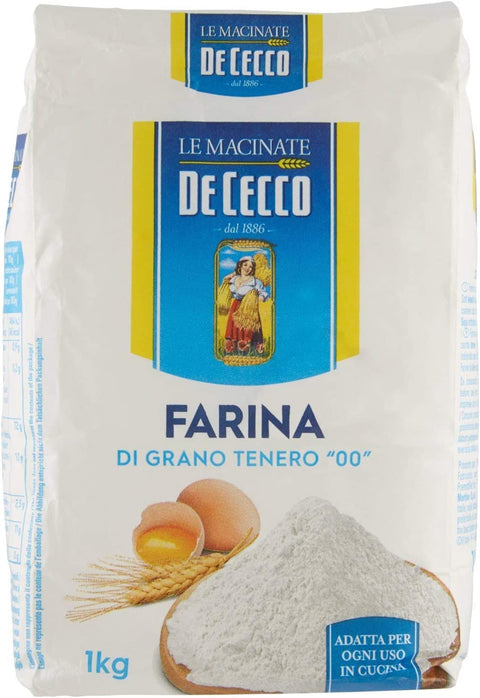 De Cecco Lot De 3 Farines De Blé Type 00 1 Kg