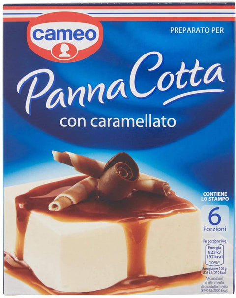 Lot De 6 Panna Cotta Camée Avec Caramel Pour Gâteau De L'italie 97 G