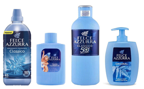 Paglieri Felce Azzurra Adoucissant De Salle De Bain Avec Parfum Classico 4 Pz