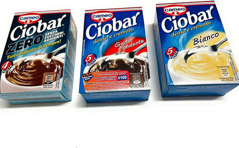 Tris Ciobar Ciobar Zero 76 G + Ciobar Fondant 115 G + Ciobar Blanc 105 G