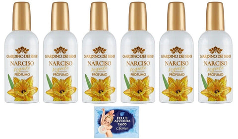 Giardino Dei Sensi Profumo Narciso Segreto Parfum Pour Femme Narcisse Secret 100 Ml + 1 Sachet De Talc Felce Azzurra 100 G