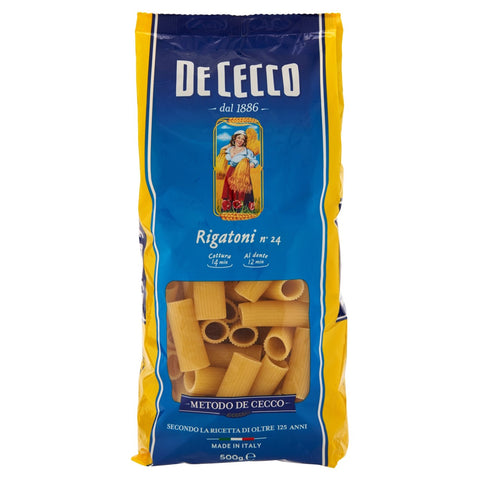 De Cecco Rigatoni N°24 Pâtes Longues 500 G