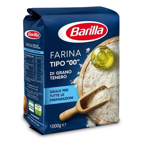 6x Barilla Farina Tipo 00 Grano Tenero Farine De Blé Tendre 1kg