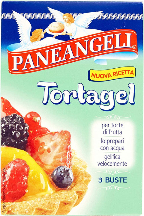 Paneangeli Lot De 6 Gels À Gâteau Torta Pour Gâteau Aux Fruits (3 Enveloppes)