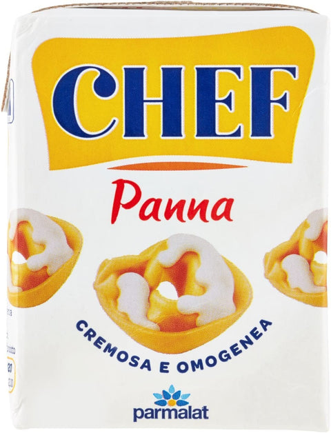 Parmalat Panna Chef Per Cucinare Lot De 6 Crèmes De Cuisson Crémeuses Et Homogènes 200 Ml