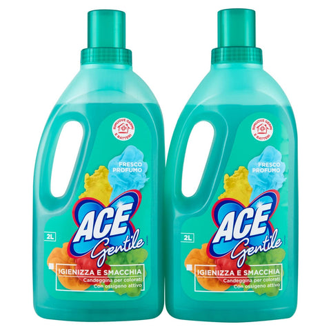 Ace – Aimable, Javel Pour Colorés Et Délicats, 2 L – [Lot De 2]