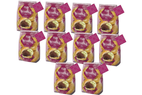 Dolcesicilia Brioche Siciliana per Gelato e Granita  Brioches siciliennes pour glaces et granités, 10 x 280 g