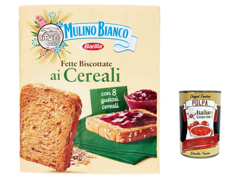 Mulino Bianco Lot De 6 Graisses Biscottate Ai Cereali 315 G De Céréales Biscotte Céréales Biscottes Biscottes Biscot
