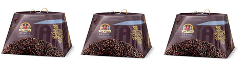 3x Tre Marie Panettone Re Noir Avec Du Chocolat Noir Extra Et Du Cacao Haché 900g