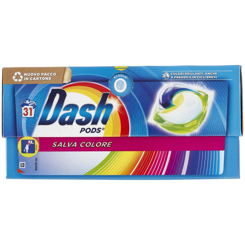Dash Pods Lessive Machine À Laver En Capsules Économiseur De Couleur, 31 X 19,7 G