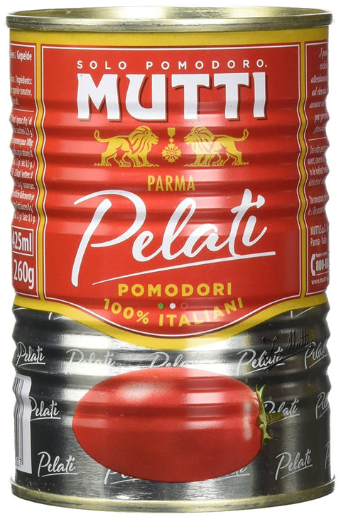 Mutti Pomodori Pelati Lot De 48 Tomates Pelées 100 % Italiennes 400 G