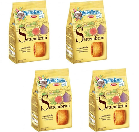 Mulino Bianco Settembrini Lot De 4 Boîtes De 250 Ml