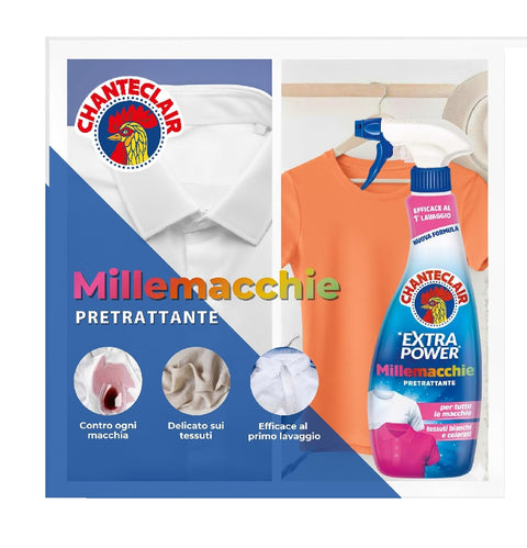 12x ChanteClair Pretrattante Millemacchie contre les taches sur les tissus spray 500 ml