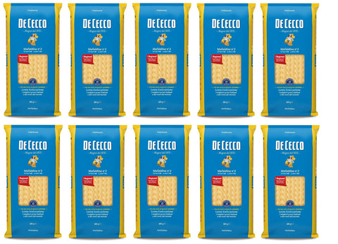 De Cecco 10 X Pâte Mafaldine No. 2. 500 G 100 % Italien.