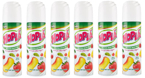 Trevalli Hoplà Panna Spray De Confiserie À Base De Crème Et De Graisse Végétale, U.H.T. Crème Spray Sans Gluten 250 G