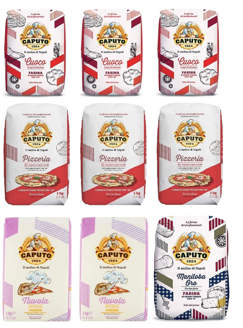 Farina Molino Caputo Nuvola Pizzeria Cuoco Manitoba Farine À Pizza (9 X 1 Kg)