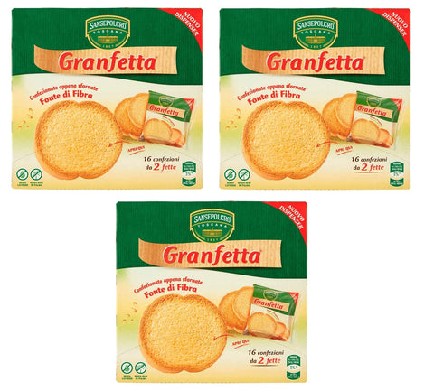 Buitoni Granfetta Classica Graisses Biscottate 16 Portions Individuelles De 2 Biscottes 240 G