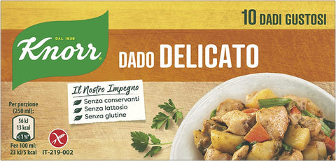 Knorr Delicato Dado Brodo Lot De 10 Cubes À Soupe