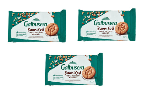 Galbusera Buoni Così Lot De 3 Biscuits Aux 4 Céréales 300 G