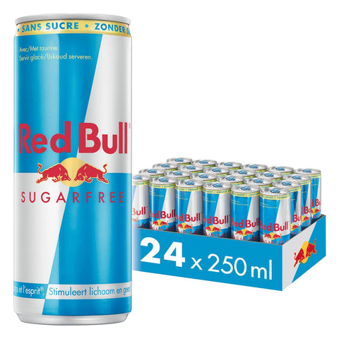 Red Bull Sugar Free Can 250 Ml (Pack Of 24)