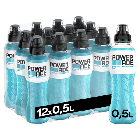 Powerade Ice Storm Zero Isotonic Drink - 50 Cl.