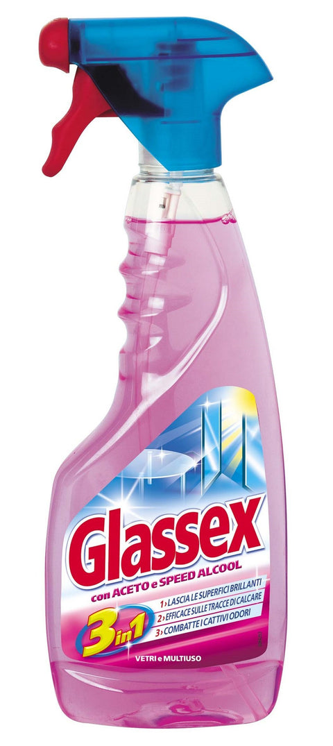 Glassex Nettoyant Pour Vitres Avec Vinaigre – 12 Pièces De 500 Ml [6 L]