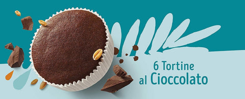 10x Misura Tortine al Cioccolato Privolat Gâteau au chocolat sans lait ni œufs 240 g