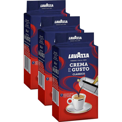 Lavazza Crema E Gusto, Café Moulu, 3x 250g