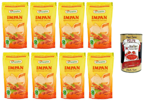 Ariosto Impan Impanatura Con Uovo Impan Panade Avec Œuf 8 X 230 G + Italian Gourmet Polpa 400 G