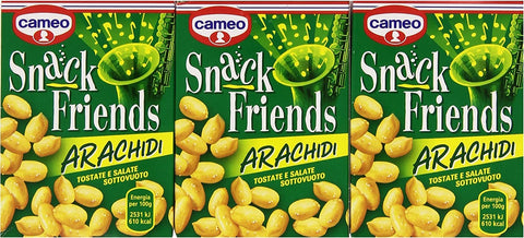 Cameo Snack Friends Arachidi Tostate E Salate Lot De 20 Cacahuètes Grillées Et Salées 40 G