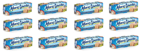 Lot De 12 Thons Mare Aperto Tonno All'olio Di Oliva Dans L'huile D'olive Thon En Conserve (3 X 80 G)