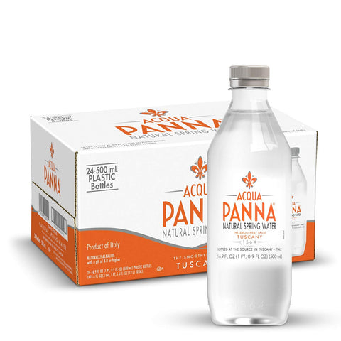 Acqua Panna Lot De 24 Bouteilles En Plastique Pour Eau De Source Naturelle 40 Ml