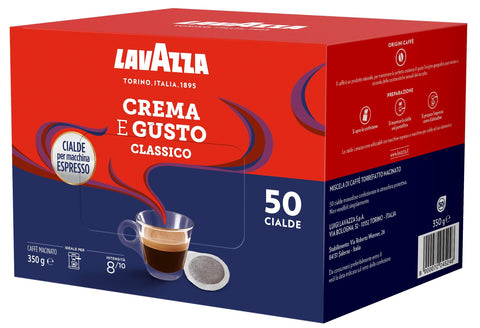 3 Dosettes Lavazza Espresso Crème E Gusto Box 50 Dosettes De Café Café Café