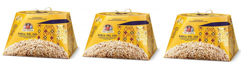 3x Tre Marie Panettone Perla Del Sud À La Pâte D'amande Cubes De Citron Confits 850g