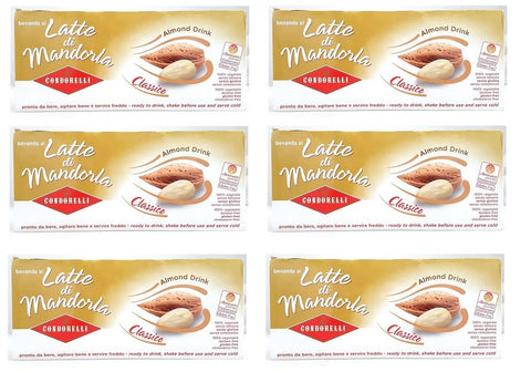 Condorelli Latte Di Mandorla Classico Lait D'amande Sans Lactose Sans Gluten 18 X 200 Ml